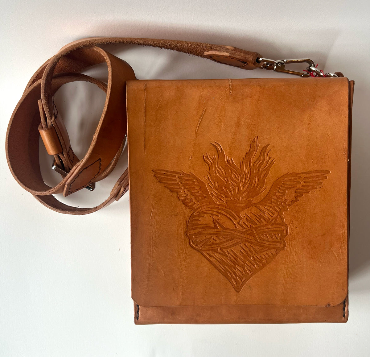 CP13. Sacred Heart Cross Body Bag